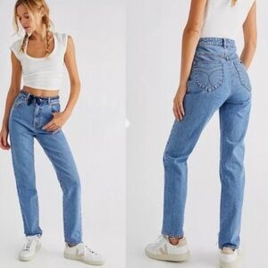 ROLLA'S High Rise Light Blue Mom Jeans